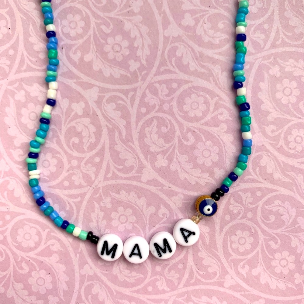 Beaded Mama Necklace